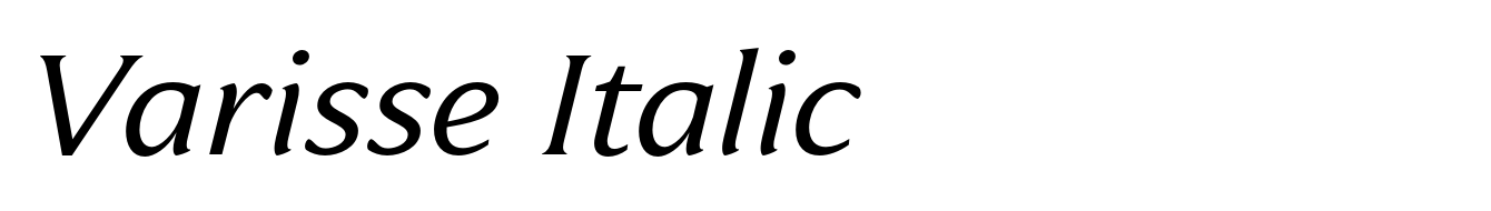 Varisse Italic
